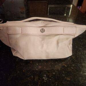 lululemon athletica Cream Cosmetic Bag Sleek Design